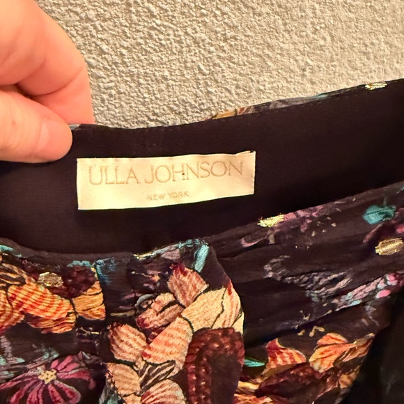 Ulla Johnson Colette ruffled floral-print fil coupé silk-chiffon gown dress - 4 - Picture 9 of 11